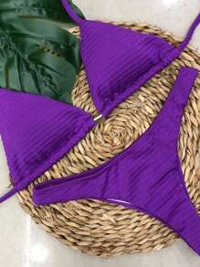 Women Bikini Sets - màu tím - Xem 2