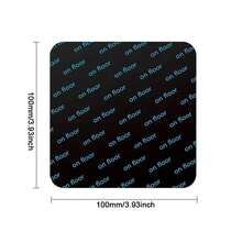 4/8/12/16片防滑地毯固定器,可重複使用的雙面膠帶地毯貼紙,pu可洗式固定墊 - 黑色 - 查看 2