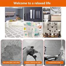 4/8/12/16片防滑地毯固定器,可重複使用的雙面膠帶地毯貼紙,pu可洗式固定墊 - 黑色 - 查看 7