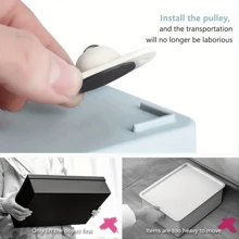 4/8/12pcs Self-Adhesive Swivel Casters, 360° Stainless Steel Stick-On Casters For Trash Can, Storage Box, Furniture, Cabinet, Mobile Base Accessories