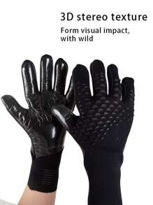 1 Pair Football Goalkeeper Gloves, Finger Protection, Anti-Slip, Breathable, Training, Soft And Wear-Resistant Football Gloves