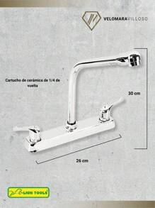 Kitchen Mixer Tap For Sink Basin Double Kitchen Accessory