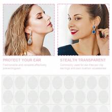 Transparent Invisible Earlobe Protector Women's Ear Piercing Anti-Expansion Earlobe Support Patch Earlobe Protector - Clear - View 3