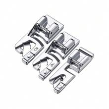 3pcs/Set Narrow Rolled Hem Sewing Machine Presser Foot Set, Suitable For 3mm, 4mm, 6mm, Compatible With Household Multifunctional Sewing Machine - Silver - View 3