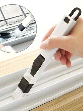 1set Handheld Cleaning Brush And Dustpan Set For Window Groove And Crevice, Tools For Men