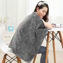 1 Miếng Chăn nỉ Flannel , Thích hợp Cho văn phòng , Ngủ trưa , Khăn choàng , Thú cưng Che phủ , Kích thước : - Chăn ném nhỏ 70*100cm - Xem 3