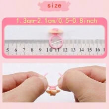 10 Piezas/set Anillos Con Forma De Pastel De Dibujos Animados Y Coloridos - Regalo Y Favor Perfecto Para Fiestas Para Hijas Y Nietas, No Incluye Caja - Multicolor - Ver 6