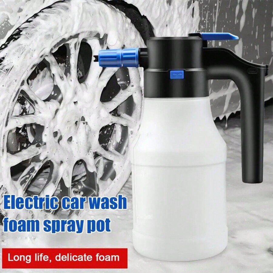 1.5L Electric Foam Sprayer Car Wash High Pressure Foam Watering Can