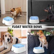 1pc Pet Water Bowl, Cat Dog Floating Drinking Bowl, Non-Spill Suspended Pet Bowl, Floating Anti-Tipping Dog/Cat Water Bowl