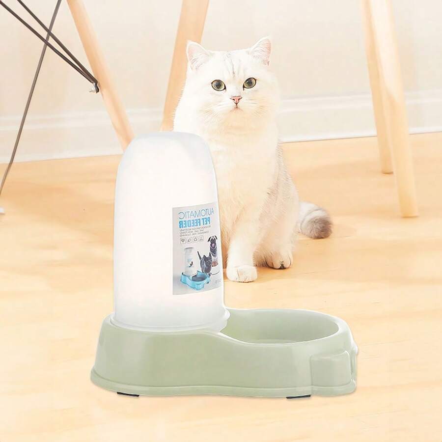 Dispositivo de alimentación de agua potable para mascotas Calentador de agua de alimentación automática - Verde - Ver 1