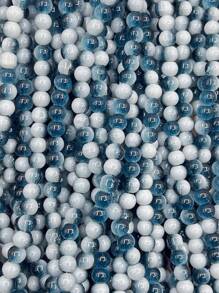 60pcs 8mm Biến đổi dần Hạt thủy tinh Đối với DIY Vòng tay & Vòng cổ Làm - Hạt nổ - Xem 13