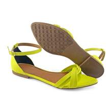 Women Flat Sandals - màu xanh lá - Xem 4