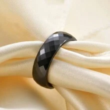 Hematite Ring, Black Hematite Ring, Exquisite Men's Jewelry, Suitable For Daily Wear, Party, Festival, Birthday, Anniversary Gift