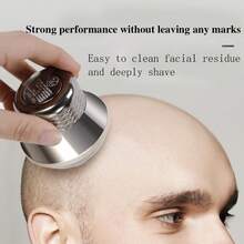 Men's Self-Haircut Electric Shaver, Home Use Close Shave Machine, Rechargeable Beard Trimmer - Silver Gray - View 8