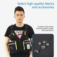 Lightweight Fly Fishing Vest Portable Chest Pack With Adjustable Strap For Men And Women - Black - View 7