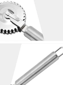 Stainless Steel Pie Crust Embossing And Edge Crimping Roller - Stainless Steel Pie Embossed Edge Sealing Roller - View 7