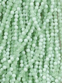 60pcs 8mm Biến đổi dần Hạt thủy tinh Đối với DIY Vòng tay & Vòng cổ Làm - Hạt nổ - Xem 6