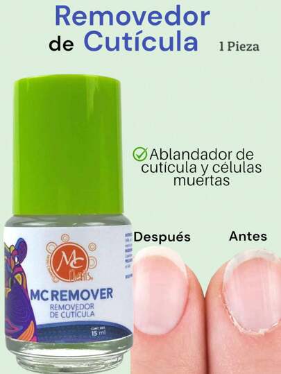 Removedor De Cuticula para Uñas M.C.Nails hidrata y Suaviza
