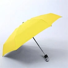 1pc Mini Foldable Umbrella For Sun & Rain, Uv-Proof, Waterproof, Portable Travel Women's Umbrella Camping Stuff - Multicolor - View 5