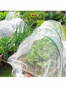 Garden Netting, Fine Mesh Protective Plant Cover, Vegetable Row Cover, Blueberry Bush Fruit Tree Flower Garden Screen Barrier Net - White - View 6