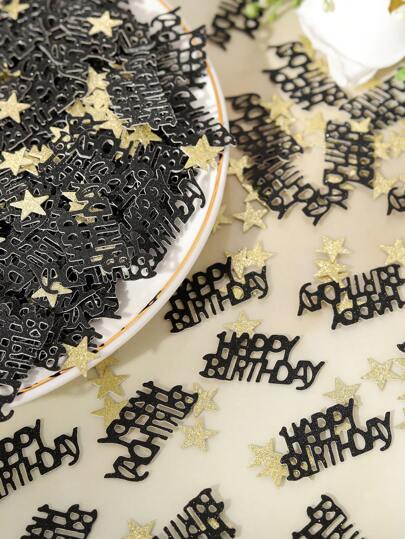 1set/1pc Birthday Party Table Decor Glitter Star Confetti,Christmas