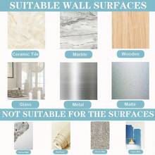 1/3/8pcs Kitchen Towel Holder, Self Adhesive Wall Dish Towel Hook, Round Wall Mount Towel Holder For Bathroom, Kitchen And Home, Wall, Cabinet, Garage, No Drilling Required - Cross - View 10