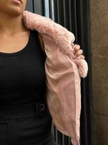 Women Jackets - Màu Hồng baby - Xem 3