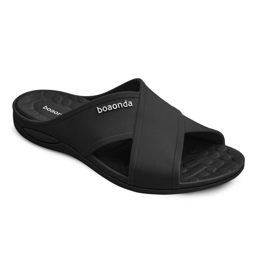 Boa Onda Women Flip-Flops - Negro - Ver 1