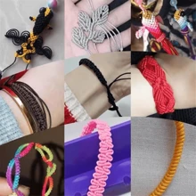 1pc 10yards 1mm Cord Rope Chinese Knot Macrame Cord Rope For Jewelry Making DIY Shamballa Bracelet Jewelry Accessories - Pick Colors - View 4
