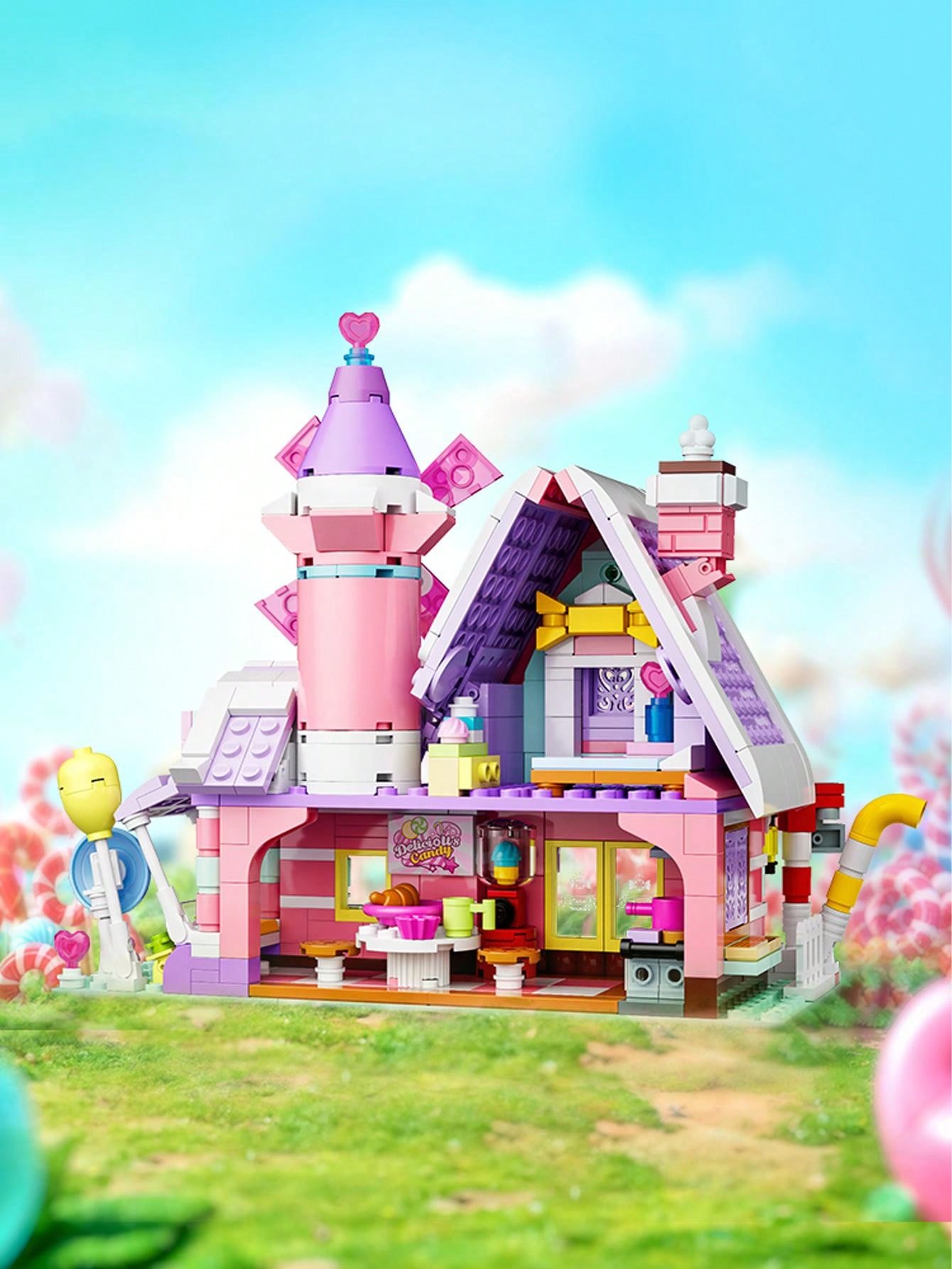 Fantasy Fairy Tale Series Coffee House, Jungle Lodge, Candy Castle