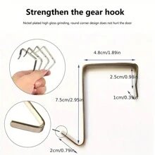 1pc 24-Pocket Baseball Cap Organizer - Outdoor Hat Holder, Protector And Display Shelf Hangers - Black - View 5