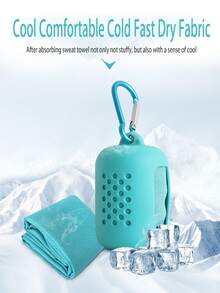 1 Miếng Có thể mang đi Sợi siêu mịn Thể thao Khăn tắm , Ngoài trời Thể thao Khăn tắm , Thích hợp Đối với Thể dục Khỏe mạnh Qủa tặng , Yoga - Màu xanh nhạt - Xem 3