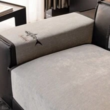 Elegant One-Piece Sofa Cover: Slip-Resistant, Pet-Friendly, 100% Polyester Fiber, Suitable For All Room And Season - Easy To Care And Machine Washable - Light Grey - View 6