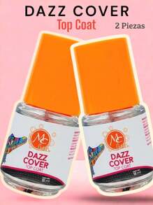 Gel Top Coat Dazz Cover -Sin Lampara- M.C.Nails - Gris - Ver 3