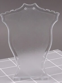 1 Pieza Porta Joyas De Acrílico, Soporte De Exhibición De Modelo Maniquí Para Collares, Colgantes, Aretes, Regalo De Cumpleaños - Multicolor - Ver 5