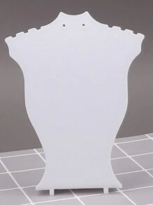 1 Pieza Porta Joyas De Acrílico, Soporte De Exhibición De Modelo Maniquí Para Collares, Colgantes, Aretes, Regalo De Cumpleaños - Multicolor - Ver 4