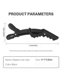 5pcs Professional Crocodile Hair Clip For Hair Straightening, Cutting And Dyeing, Suitable For Salon, Home Use And Diy Hair Styling, Hair Tools, Hair Products And Accessories For Barber Salon Beauty Travel Essentials, Back To School, Travel Holiday Essentials, Hair Accessories For Women, Slick Back Brush, Barber Accessories, Hair Dryer, Hair Tools, Hair Stuff, Hair Care, Curly Hair Brush, Barber, Barber Accessories, Hairdressing Equipment, Travel Essentials, Travel Essential, Hairstyle, Hairdressing,Hair,Travel,Hair Products,Hair Tools,Hair Stuff,Barber,Barber Accessories,Barbershop,Hairdressing Equipment