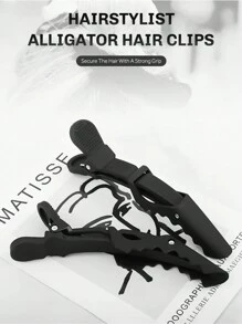 5pcs Professional Crocodile Hair Clip For Hair Straightening, Cutting And Dyeing, Suitable For Salon, Home Use And Diy Hair Styling, Hair Tools, Hair Products And Accessories For Barber Salon Beauty Travel Essentials, Back To School, Travel Holiday Essentials, Hair Accessories For Women, Slick Back Brush, Barber Accessories, Hair Dryer, Hair Tools, Hair Stuff, Hair Care, Curly Hair Brush, Barber, Barber Accessories, Hairdressing Equipment, Travel Essentials, Travel Essential, Hairstyle, Hairdressing,Hair,Travel,Hair Products,Hair Tools,Hair Stuff,Barber,Barber Accessories,Barbershop,Hairdressing Equipment