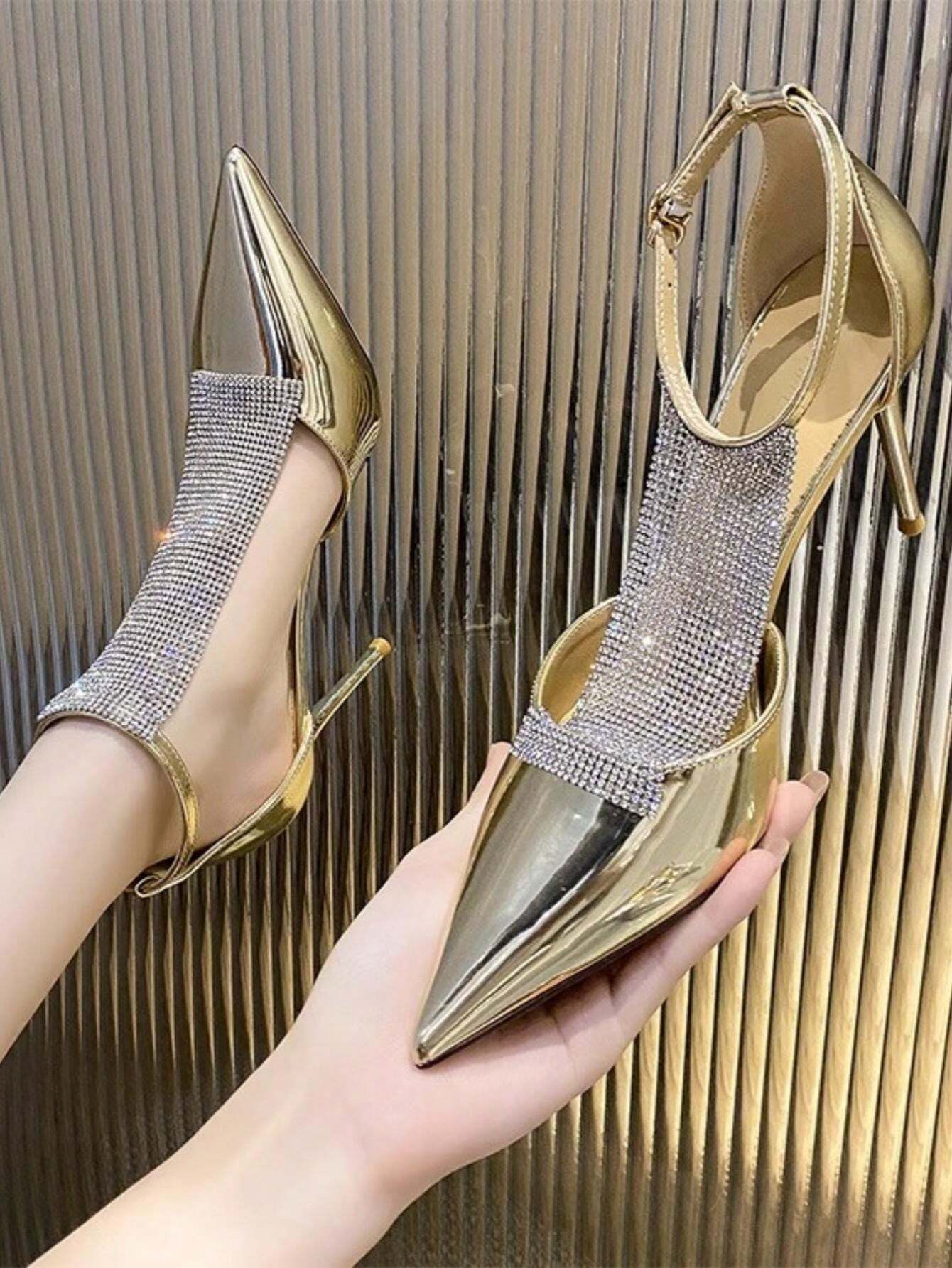 Scarpe Col Tacco Da Donna Con Cinturino Posteriore Pelle Da 38 Scarpa Eu | Acquisti Online Su - Foto 3