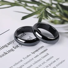 Hematite Ring, Black Hematite Ring, Exquisite Men's Jewelry, Suitable For Daily Wear, Party, Festival, Birthday, Anniversary Gift