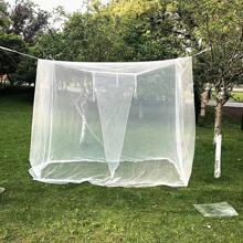Camping Outdoor Mosquito Netting Shelter, Green Plant Vegetable Insect Protector Four Corner Mosquito Net With Two Hooks