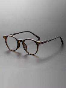 Montures de lunettes rondes en acétate faites à la main, de style classique de marque de haute qualité. Lunettes de vue rétro pour hommes. Accessoires de lunettes transparentes