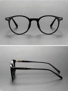 Montures de lunettes rondes en acétate faites à la main, de style classique de marque de haute qualité. Lunettes de vue rétro pour hommes. Accessoires de lunettes transparentes