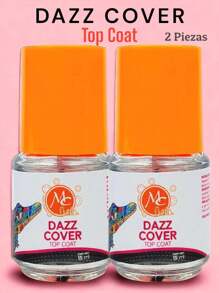 Gel Top Coat Dazz Cover -Sin Lampara- M.C.Nails - Gris - Ver 2