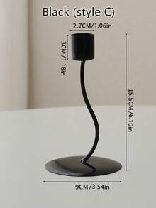 Romantic European Home Candlelight Dinner Wedding Decoration,Taper Candlestick Holders Metal Candle Stick Holders,Room Decor,Home Decor Modern Iron Candlestick For Romantic Wedding, Dinner, And Party Decor - Tall Candle Stand With Gothic Design For Home And Halloween Room Decor Home Decor Easter Decor Wedding Items