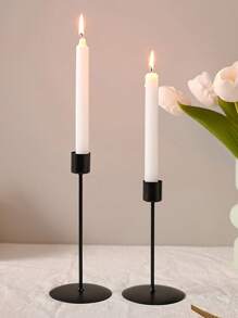 Romantic European Home Candlelight Dinner Wedding Decoration,Taper Candlestick Holders Metal Candle Stick Holders,Room Decor,Home Decor Modern Iron Candlestick For Romantic Wedding, Dinner, And Party Decor - Tall Candle Stand With Gothic Design For Home And Halloween Room Decor Home Decor Easter Decor Wedding Items