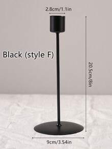 Romantic European Home Candlelight Dinner Wedding Decoration,Taper Candlestick Holders Metal Candle Stick Holders,Room Decor,Home Decor Modern Iron Candlestick For Romantic Wedding, Dinner, And Party Decor - Tall Candle Stand With Gothic Design For Home And Halloween Room Decor Home Decor Easter Decor Wedding Items