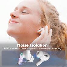 [4 Pairs] Replacement Ear Tips Compatible With Airpods Pro And Airpods Pro 2nd Generation With Noise Reduction Hole With Portable Storage Box, 3 In 1 Cleaner Kit Compatible With Airpods 1 2 3 Pro/Pro 2 Built-In Dust Guard Screen, 4 Sizes (XS/S/M/L) - pink white - View 3