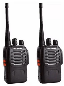 Pack 2 Radios Transmisor Walkie Talkie Baofeng 888s Color Negro Bandas De Frecuencia 400-470 Mhz - Negro - Ver 4