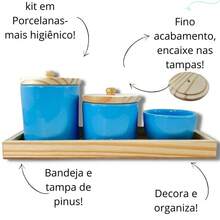 Bath Sets - màu xanh da trời - Xem 3